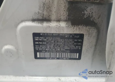 2016 Subaru Crosstrek 2.0I Hybrid z USA, uszkodzony, nr VIN JF2GPBBCXGH211099